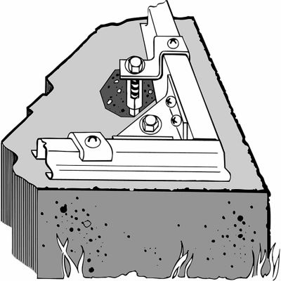Image showing  Concrete Anchor Kit with Clips and Shields