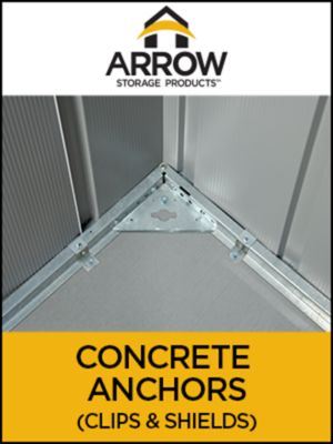 Image showing 6 th Arrow Concrete Anchor Kit with Clips and Shields