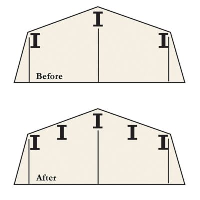 Image showing  Roof Strengthening Kit for 10 ft. x 13 ft. and 10 ft. x 14 ft. Units