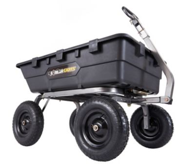 Gorilla Gorilla 1 500 Lb Capacity Super Heavy Duty Poly Dump Cart