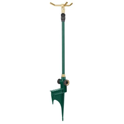 Orbit 3-Arm Metal Telescoping Sprinkler on Metal Step Spike