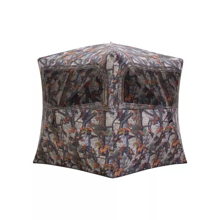 Barronett Blinds Grounder 350 3-Person Portable Hunting Blind Pop-Up Blind Bloodtrail Woodland Ground Blinds