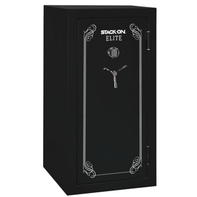 Stack On Elite 40 Gun Fire Resistant Safe Black E 40 Mb E S At