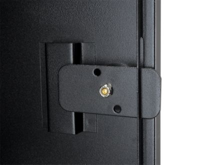 Image showing 6 th Stack-On 1.9 cu. ft. Key Lock Pistol Ammo Cabinet, Black