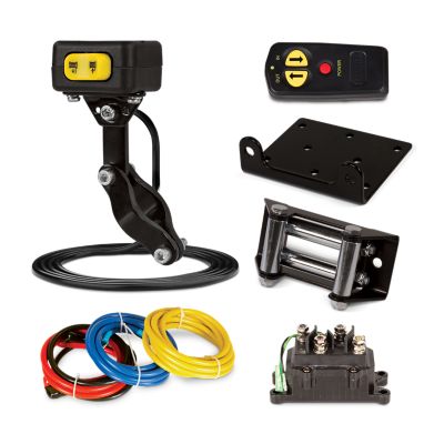 Image showing 5 th Champion Power Equipment Electric ATV/UTV Wireless Winch Kit, 4,500 lb.