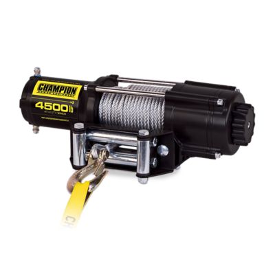 Image showing 6 th Champion Power Equipment Electric ATV/UTV Wireless Winch Kit, 4,500 lb.