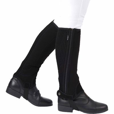 Dublin Unisex Easy-Care Synthetic Suede Half Chaps II
