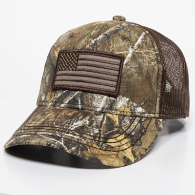 Cabelas Baseball Truckers Cap Hat Men's Adjustable Strap Embroidered Deer  Camo