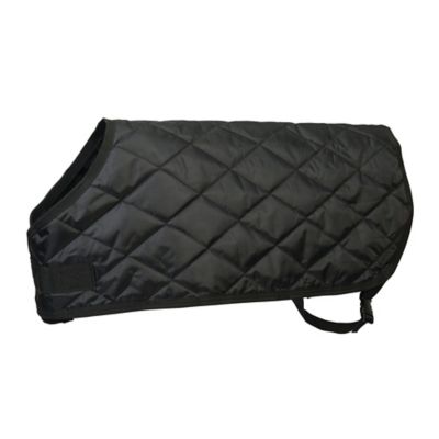 Weaver Leather Quilted Elastic Calf Blanket, Black