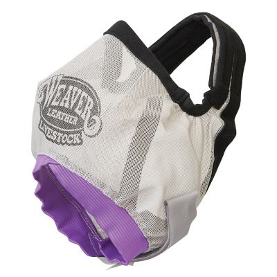 Weaver Leather Cattle Fly Mask, 600-1,400 lb., Purple/Gray