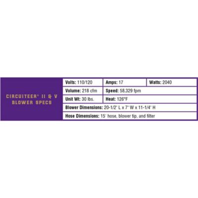 Image showing  Livestock Blower Dryer, Purple