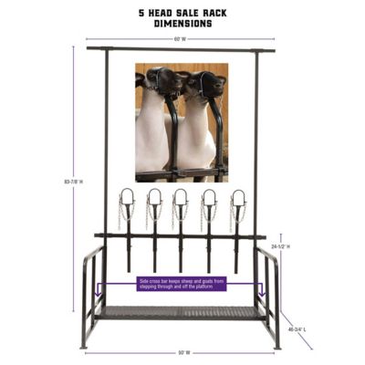 Image showing  5-Head Sale Rack