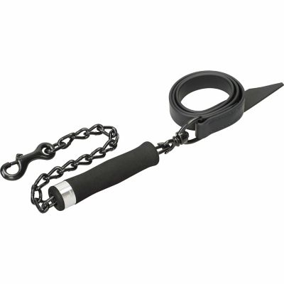 Weaver Leather Sure Hand Lead, Regular Chain, Black