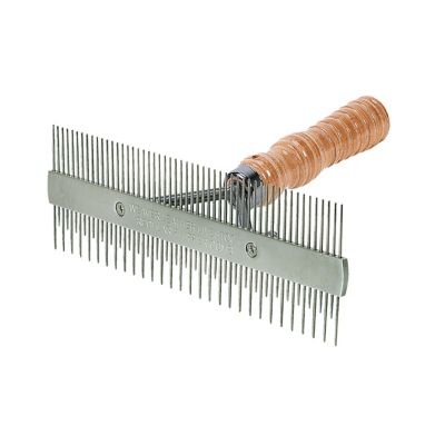 Weaver Leather 2-Sided Cattle Comb with Wood Handle