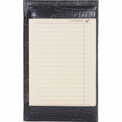 Scully Undated Genuine Leather Jotter, Black, 1005-0-43-F