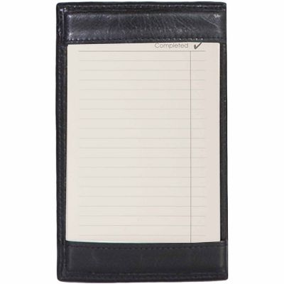 Scully Undated Genuine Leather Jotter, Black, 1005-11-24-F