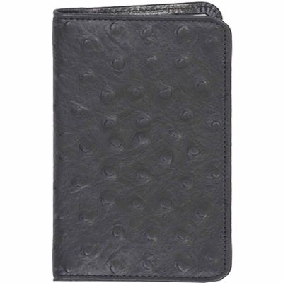 Scully Undated Genuine Leather Personal Noter, Black, 1006B-0-51-F