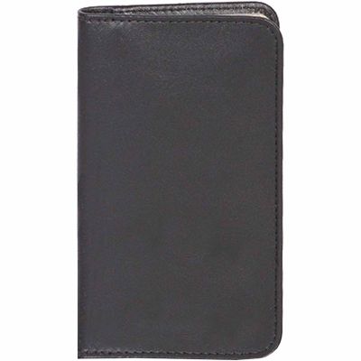 Scully Undated Genuine Leather Personal Noter, Black, 1006B-11-24-F