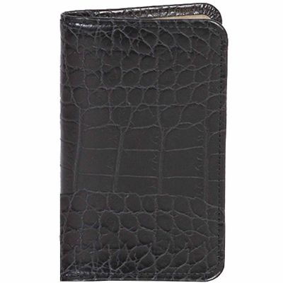 Scully Genuine Leather Personal Noter, 2.75 in. x 4.25 in., Black, 1006R-0-43-F