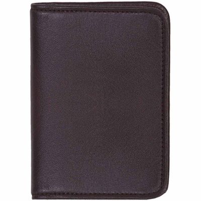 Scully Undated Genuine Leather Personal Noter, Chocolate