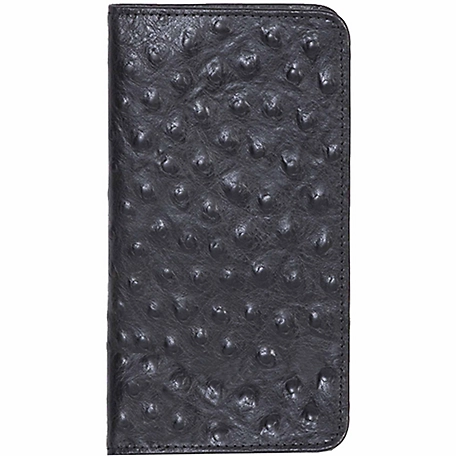 Scully Genuine Leather Pocket Notebook, 3 in. x 6 in., Black, 1008B-0-51-F