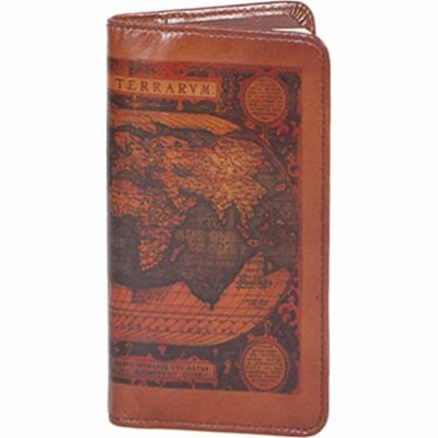 Scully Genuine Leather Pocket Notebook, 3 in. x 6 in., Cognac