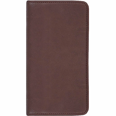 Scully Undated Genuine Leather Pocket Notebook, Chocolate, 1008R-11-25-F