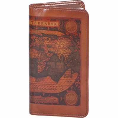 Scully Undated Genuine Leather Pocket Notebook, Cognac, 1008R-16-28-F