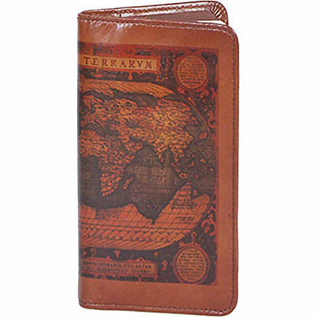 Scully Undated Genuine Leather Pocket Notebook, Cognac, 1008R-16-28-F