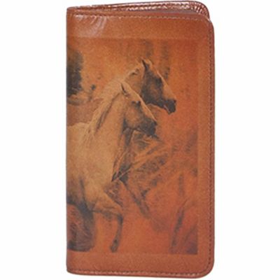 Scully Undated Genuine Leather Pocket Notebook, Mahogany, 1008R-16-30-F
