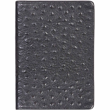 Scully Undated Genuine Leather Desk Journal, Black, 1046B-0-51-F