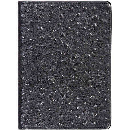 Scully Undated Genuine Leather Desk Journal, Black, 1046R-0-51-F
