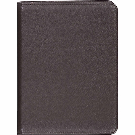 Scully Genuine Leather Desk Journal, 5.5 in. x 7.75 in., Chocolate