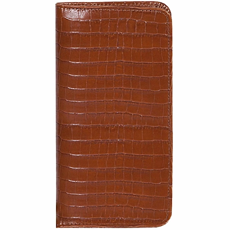 Scully Undated Genuine Leather Pocket Telephone/Address Book, Brown, 1108-0-61-F