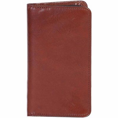 Scully Undated Genuine Leather Pocket Telephone/Address Book, Cognac, 1108-06-28-F