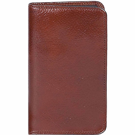 Scully Undated Genuine Leather Pocket Telephone/Address Book, Mahogany, 1108-06-30-F