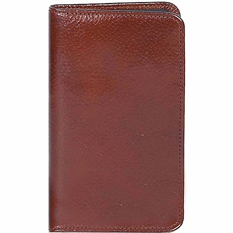 Scully Undated Genuine Leather Pocket Telephone/Address Book, Mahogany, 1108-06-30-F
