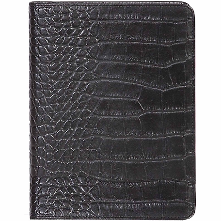 Scully Undated Genuine Leather Telephone/Address Book, Black, 1145-0-43-F