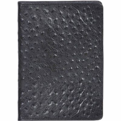 Scully Undated Genuine Leather Telephone/Address Book, Black, 1145-0-51-F