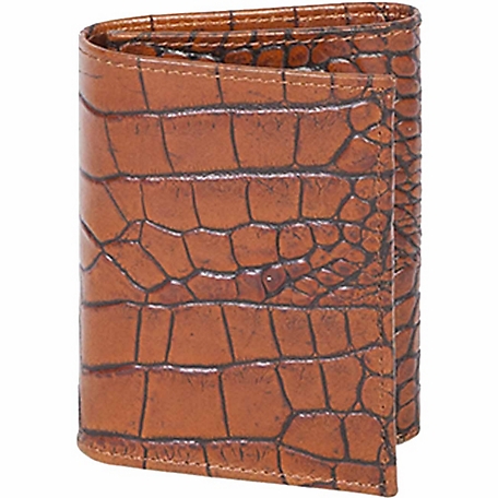 Scully Genuine Leather Trifold Wallet, Brown