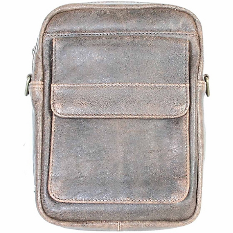 Scully Genuine Leather Shoulder Tote Bag, Walnut