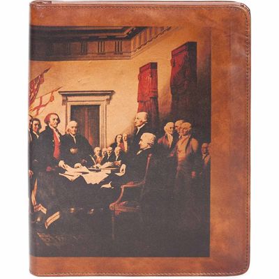 Scully Undated Genuine Leather Letter Size Pad, Aloe