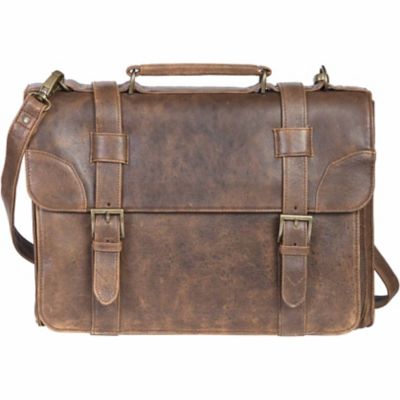 Scully Leather Lamb Leather Satchel Briefcase