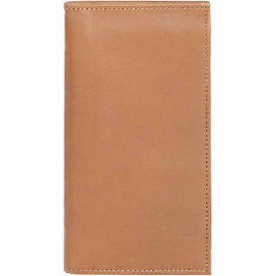 Scully Genuine Leather Secretary Wallet, Tobacco