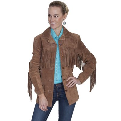 Scully Women's Leather Suede Fringe Jacket