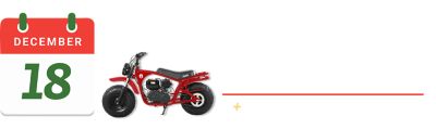 December 18 Coleman Mini Bike Offer