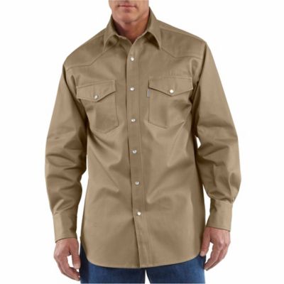Carhartt Men's Ironwood Twill Work Shirt, S209-KMS