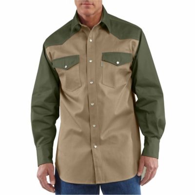 Carhartt Men's Ironwood Twill Work Shirt, S209-KMS