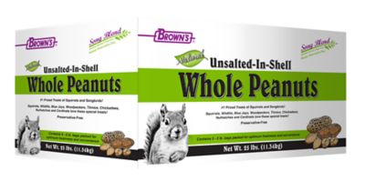 Brown's Unsalted 25 lb. In Shell Peanuts, 5 pk., 5 lb. Each