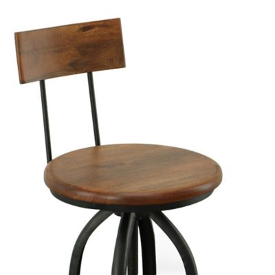 Image showing  Blainey Adjustable Stool with Backrest, 30 in.